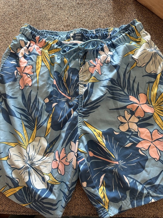 George Other - 🎉HP🎉 George Men’s Blue Floral Swim Trunks